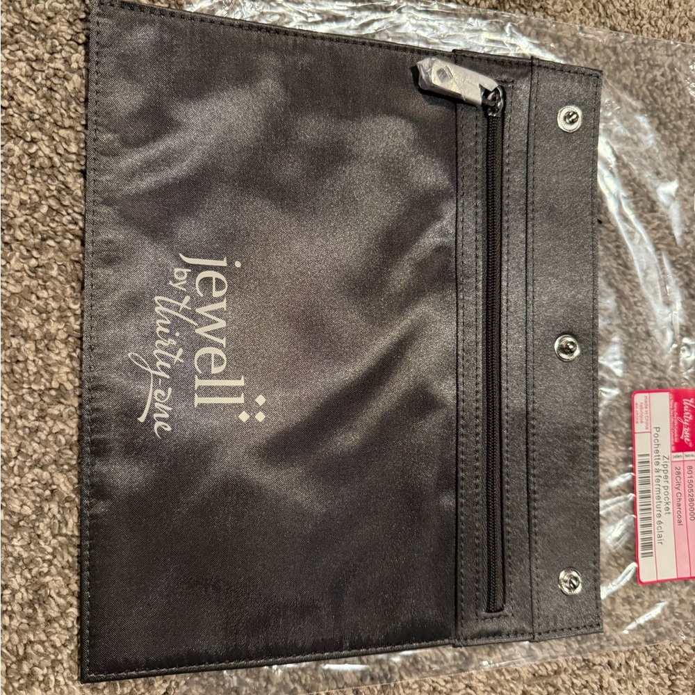 Thirty-One Jewell Gray Pouch
